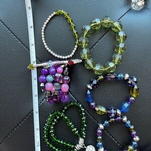 Fun Multicolor Beaded Bracelet Set